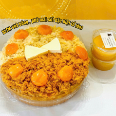 TRỨNG MUỐI CHÀ BÔNG, PHÔ MAI SỐT ĐẶC BIỆT Ổ LỚN